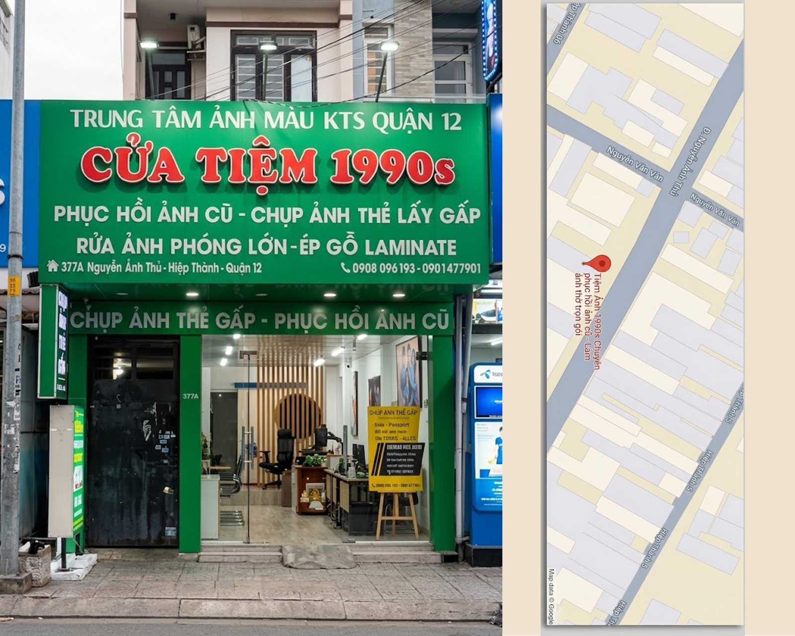 Cửa hàng và địa chỉ đơn vị phục hồi ảnh cũ chuyên nghiệp 