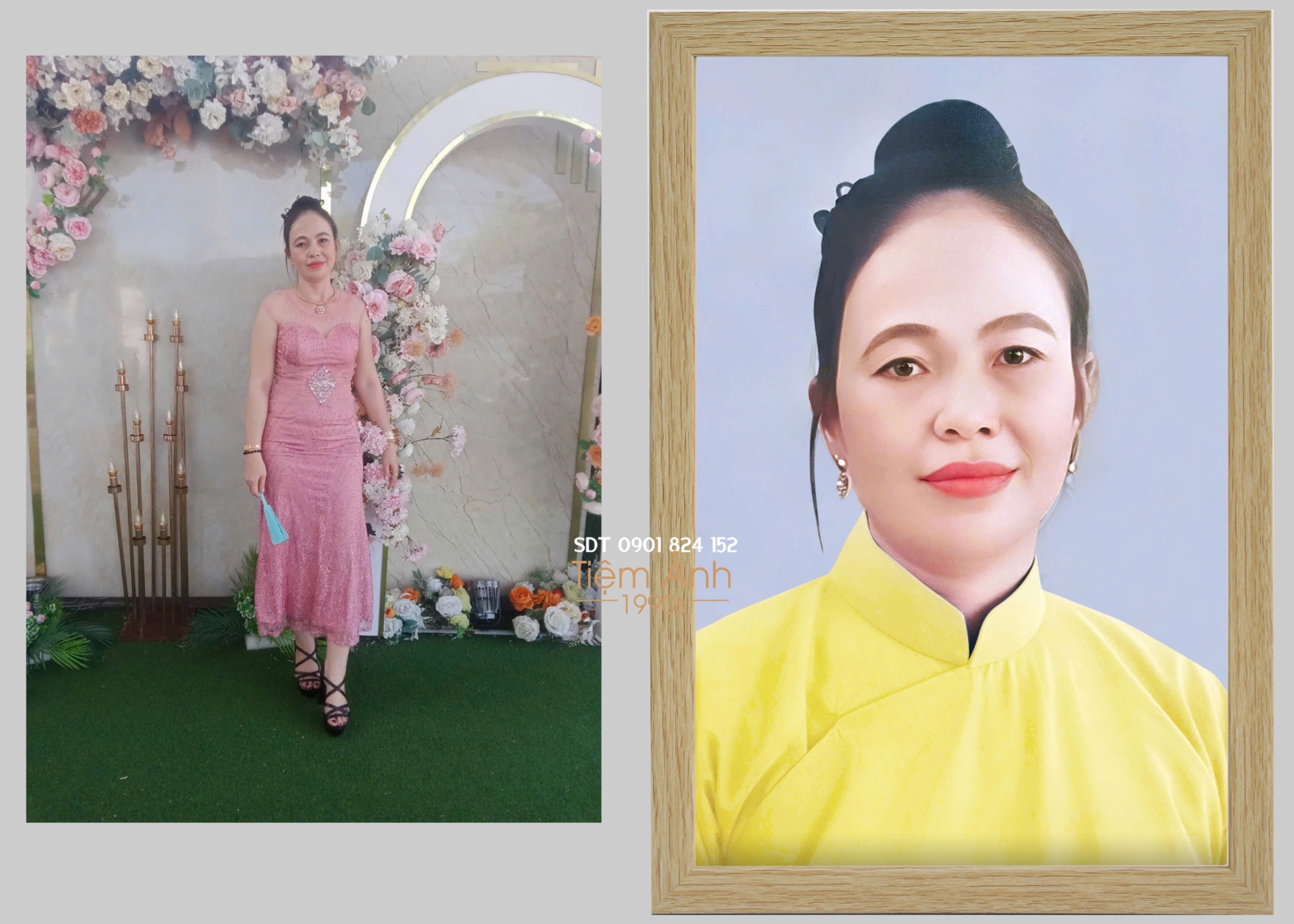 làm ảnh thờ trọn gói, lấy ngay đã bao gồm khung ảnh 
