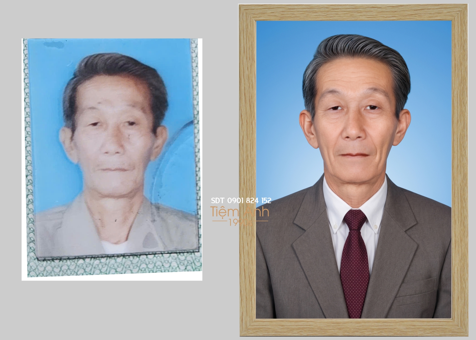 Làm ảnh thờ trọn gói, lấy ngay từ CMND cũ 