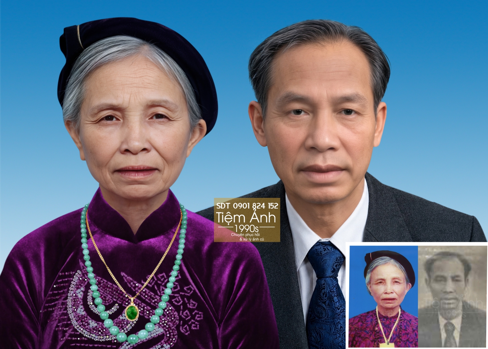 Trang phục áo dài truyền thống cho bà 