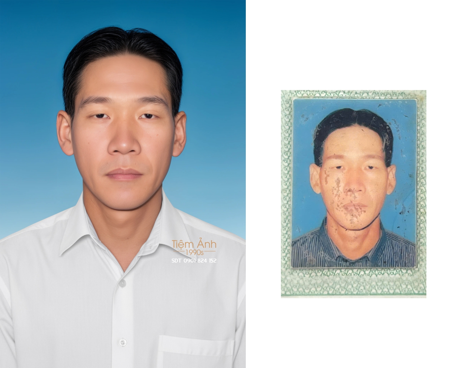 làm ảnh thờ từ giấy tờ tùy thân cmnd cũ