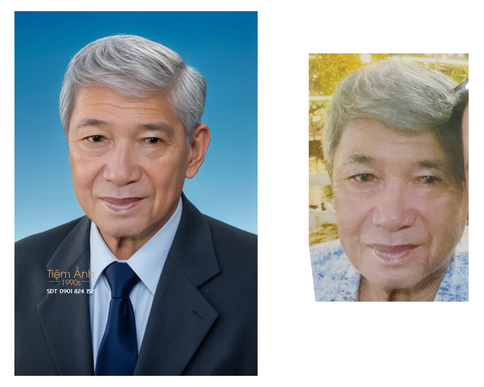 Ảnh chân dung ông tiệm ảnh 1990s 