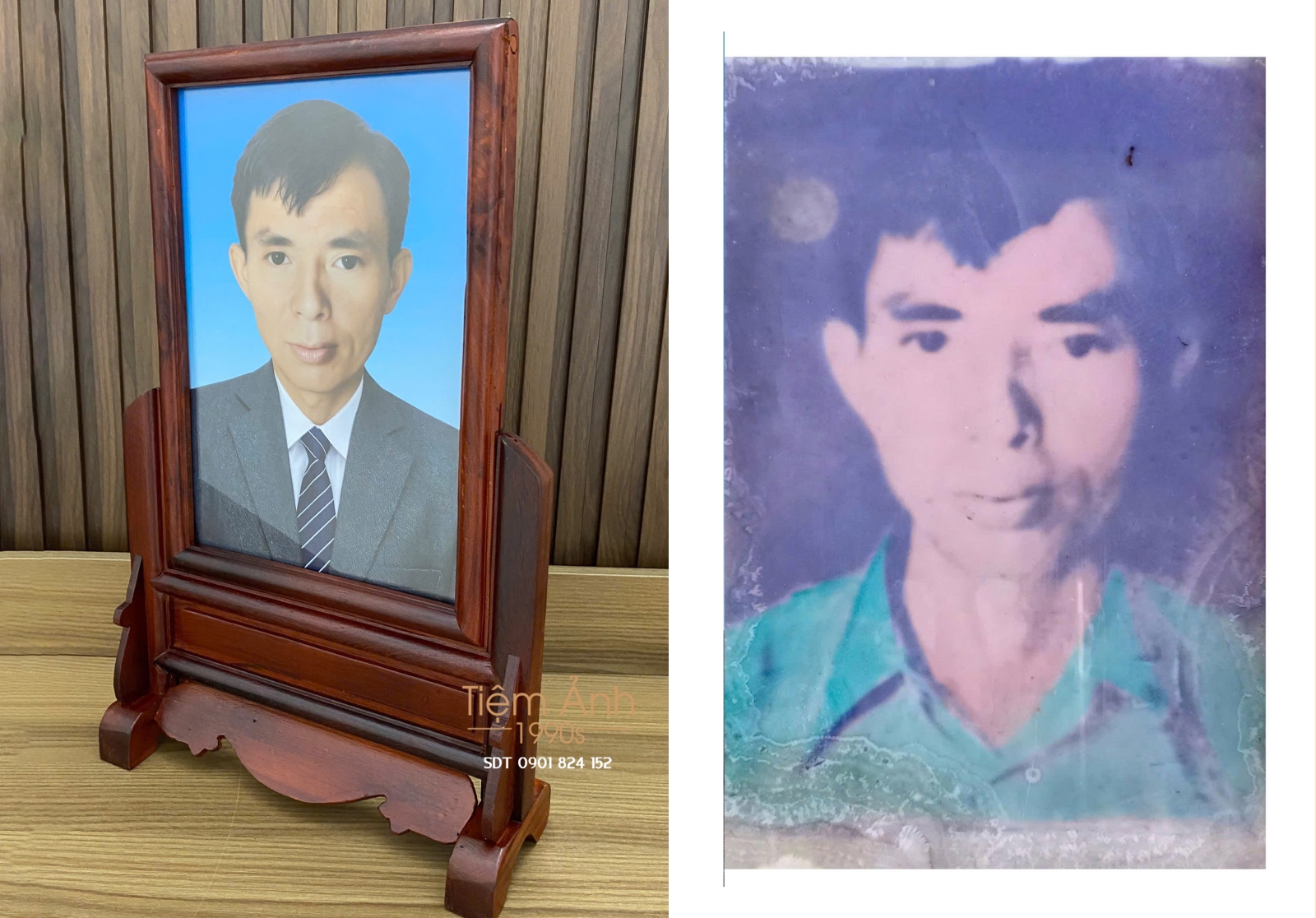 Ảnh thờ kết hợp khung thờ đẹp