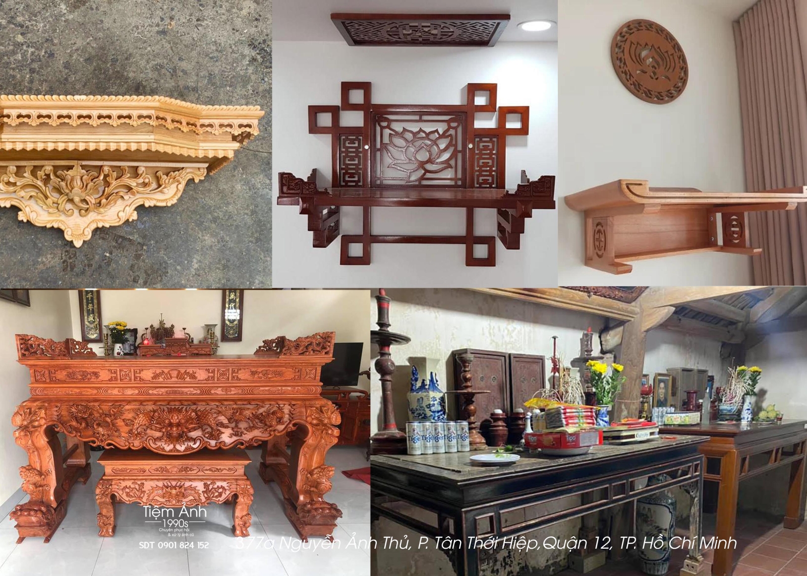 Các kiểu mẫu nơi thờ cúng trong gia đình Việt