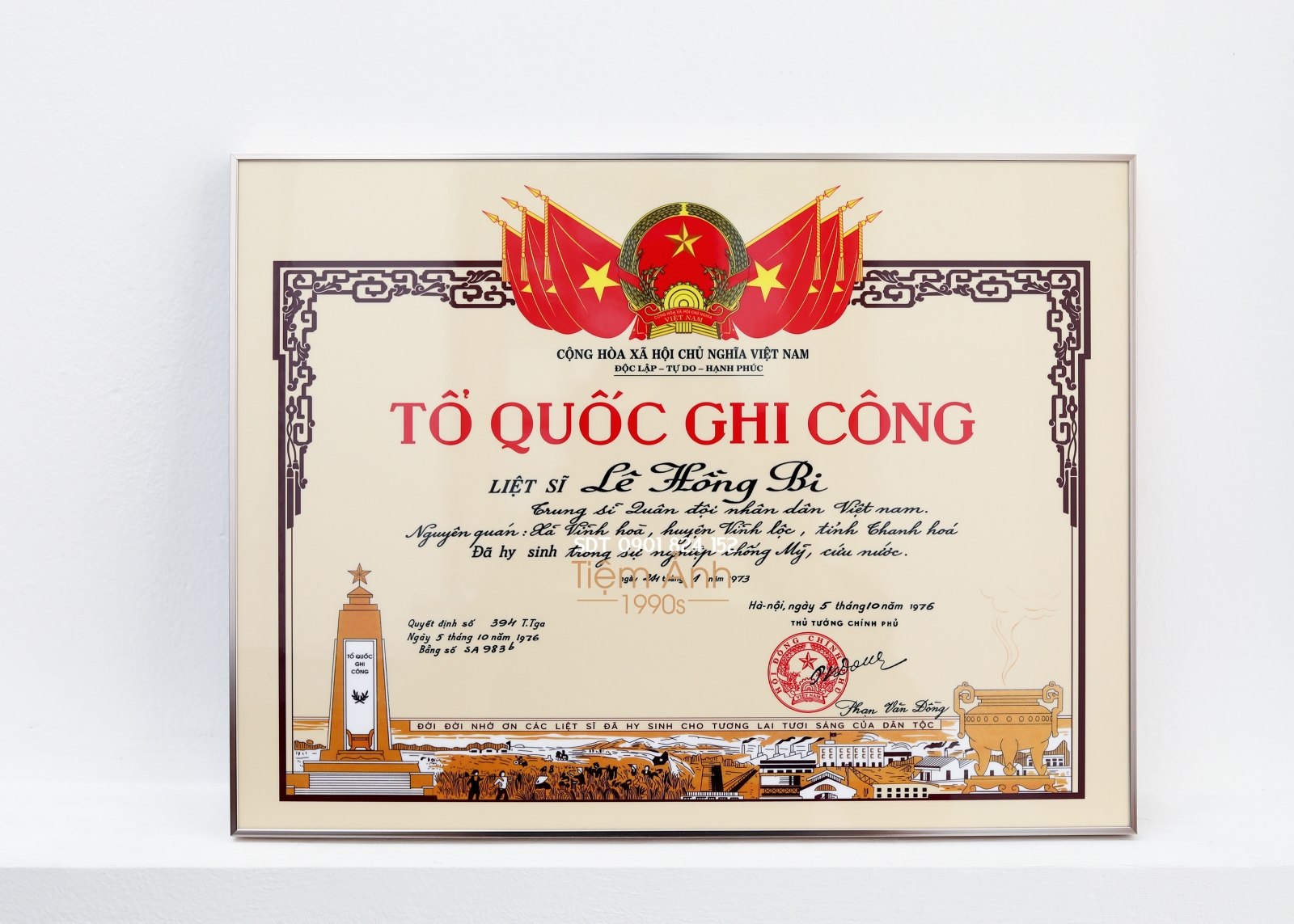 bằng tqgc in titan