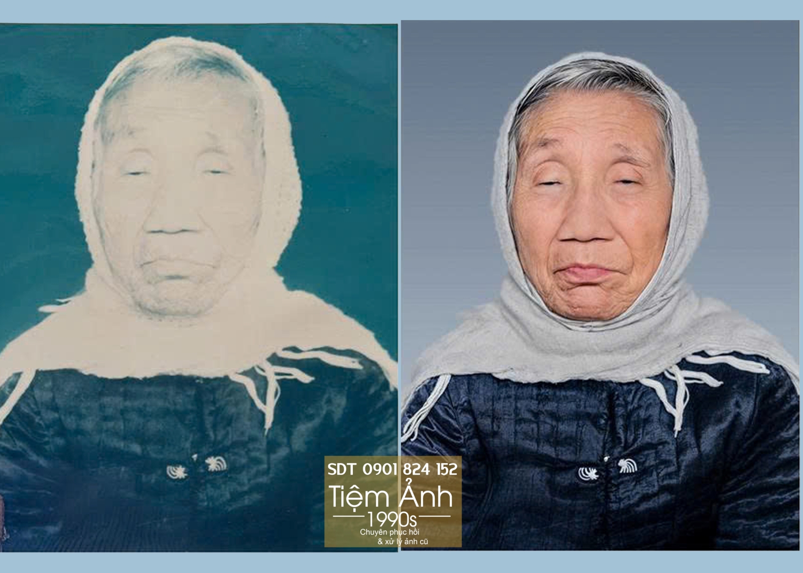 Phục hồi ảnh cũ tại Tiệm Ảnh 1990s