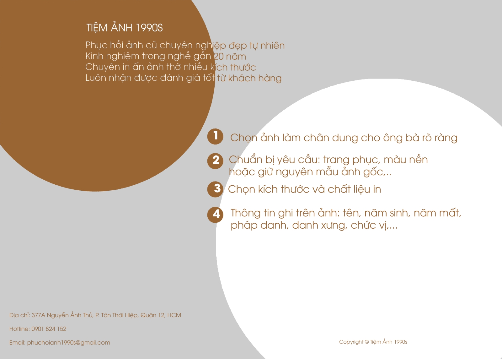 Chẩn bị thông tin làm ảnh thờ cho ông bà 