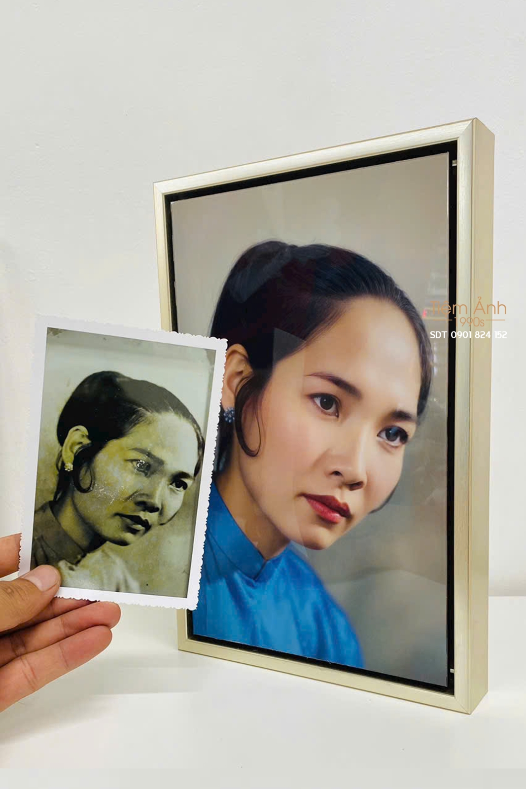 Phục hồi ảnh cũ đen trắng lên màu chuyên nghiệp