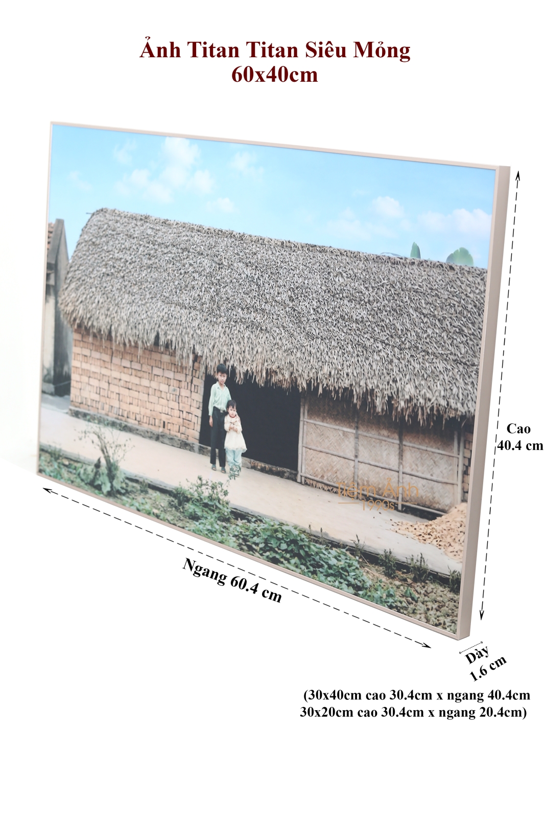 Kích thước ảnh titan siêu mỏng nhẹ