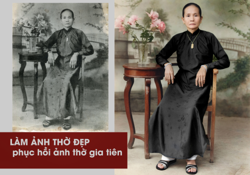 Làm ảnh thờ đẹp những điều cần biết khi phục hồi ảnh thờ gia tiên
