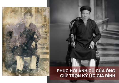 Phục Hồi Ảnh Cũ Của Ông Giữ Trọn Ký Ức Gia Đình