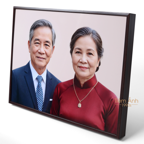 Ảnh HD4K Màu Gỗ Đậm Cao Cấp 20x30Cm