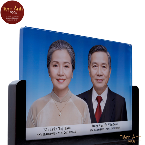 Ảnh Thờ Pha Lê Ghép Đôi Size 35x25cm