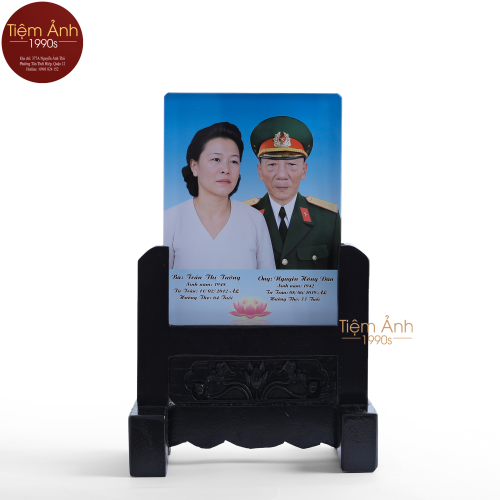 Ảnh Thờ Pha Lê Ghép Đôi Size Nhỏ 15x21cm