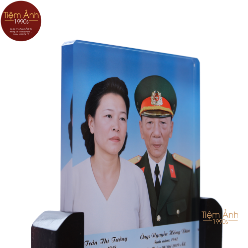 Ảnh Thờ Pha Lê Ghép Đôi Size Nhỏ 15x21cm