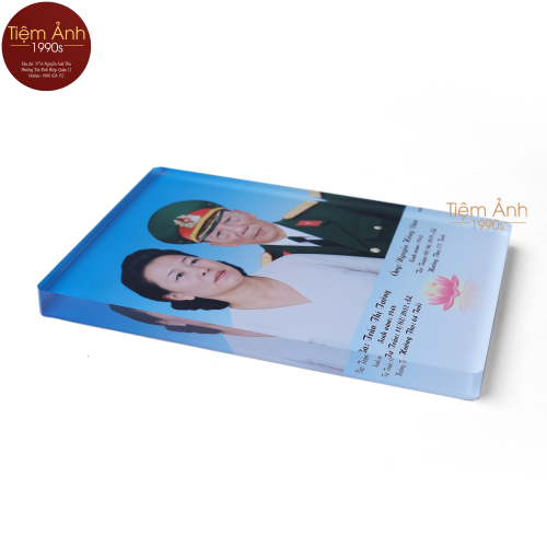 Ảnh Thờ Pha Lê Ghép Đôi Size Nhỏ 15x21cm