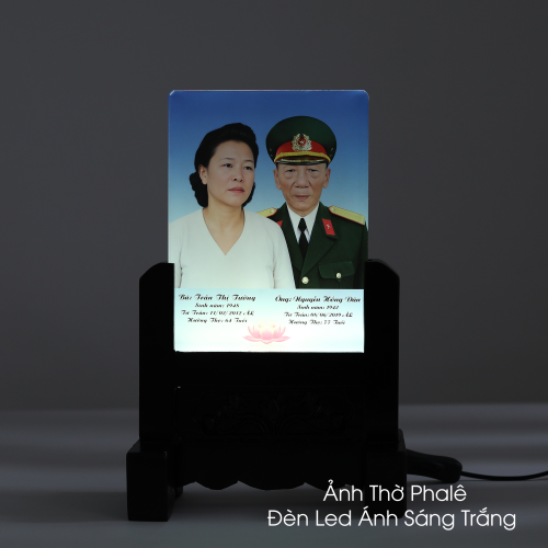 Ảnh Thờ Pha Lê Ghép Đôi Size Nhỏ 15x21cm