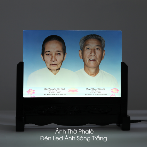Ảnh Thờ Pha Lê  Đôi Size 40x30cm